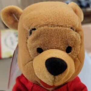 Disney Store Mini Bean bag Flower Pooh 8"